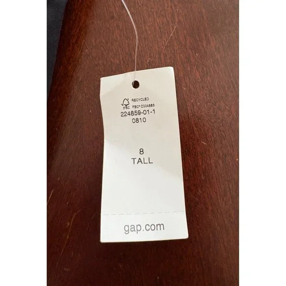 Gap NWT Tailored Stretch Classic Career Shorts in Black Size 8 Tall - Picture 6 of 12